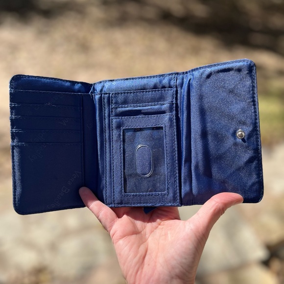 Vera Bradley Blue Wallet - Picture 3 of 4